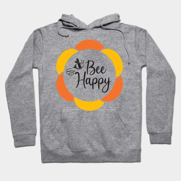 Bee happy Hoodie by Ombre Dreams